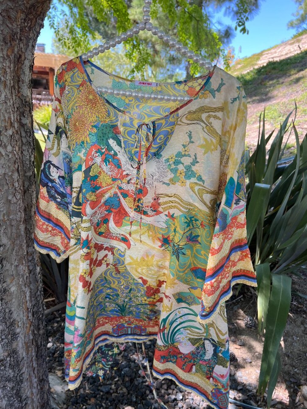 Johnny Was - Silk Tunic - Size 2XL - Picture 4 of 11